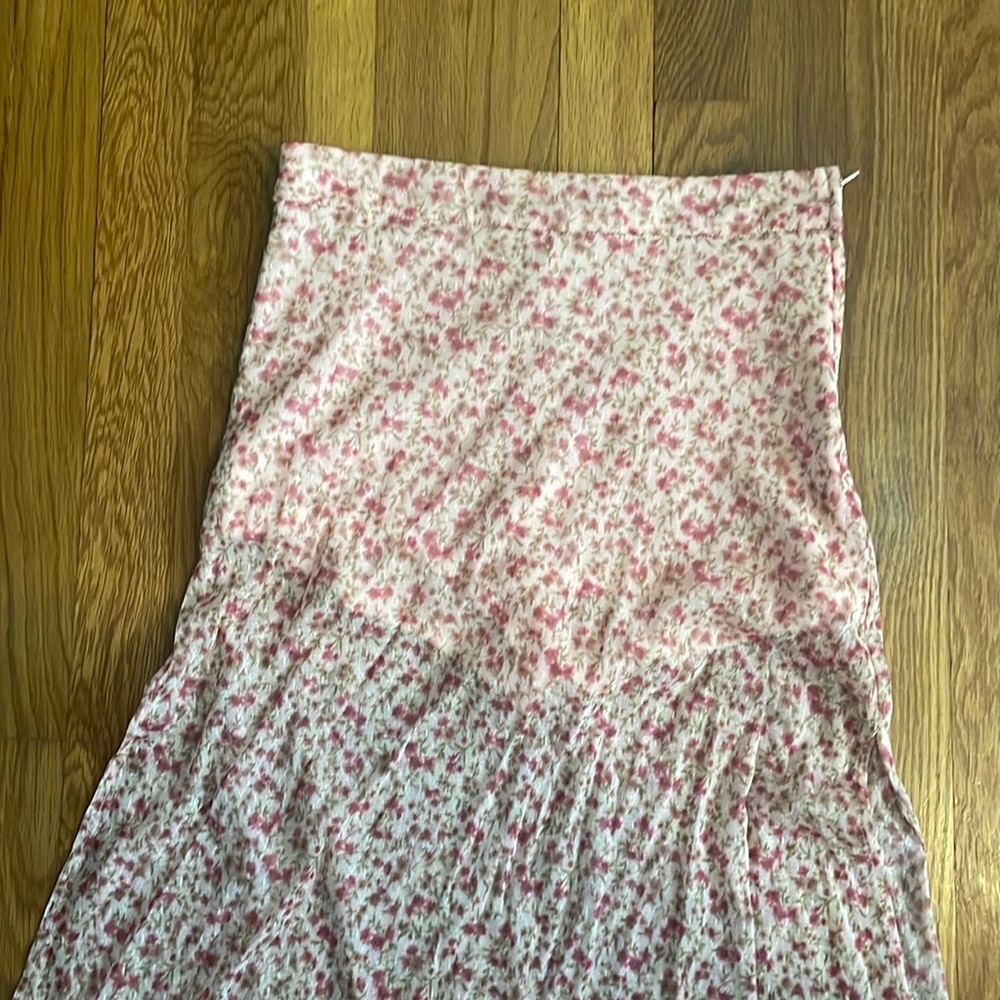 Sheer skirt with built in shorts